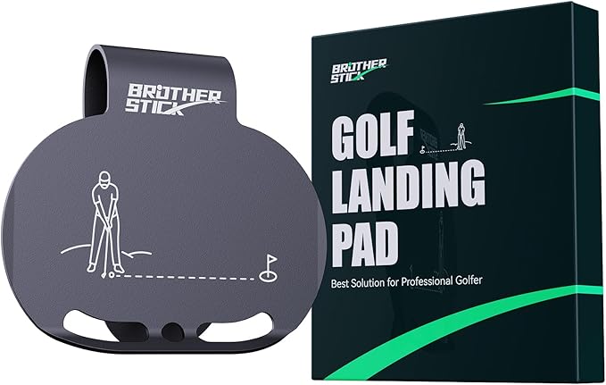 Metal Landing Pads for Golf Bag Accessories for Men Metal Clips for Quick and Easy Access of Golf Bags, Magnetic Golf Towels, Magnetic Golf Rangefinder Strap Golf Accessories Golf Gifts