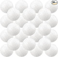 Junkin 24 Pcs Foam Golf Practice Balls Realistic Feel and Flight Training Sport Balls Elastic Soft Foam Golf Balls for Indoor or Outdoor Backyard Training