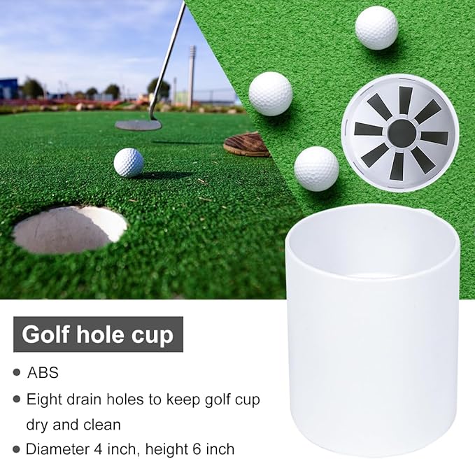 Golf Flagstick 3ft,Golf Flag Hole Cup Set Double-Sided Putting Green Flags for Backyard Putting Green Driving Range Practice Two-Section Design Portable