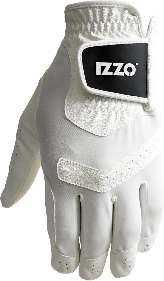 Izzo Universal Fit Golf Glove - Worn On Left Hand for Right-Handed Golfers