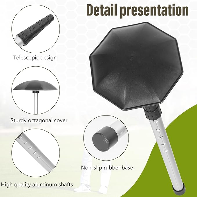 Golf Travel Bag Support Pole, Height Adjustable Aluminium Golf Support Rod, Golf Support Protector Bag Accessory, Golf Travel Support Rod for Travel Bags
