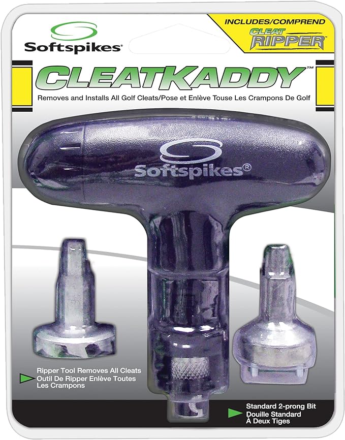 Softspikes Golf Cleat Kaddy - Attachments to Both Remove & Install Golf Spikes Quickly - Compatible with Any Insert System