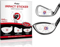 Golf Impact Tape - High-Resolution Strike Stickers for Iron, Wood & Fairway Clubs, Non-Residue, Swing Training Aid Impact Labels