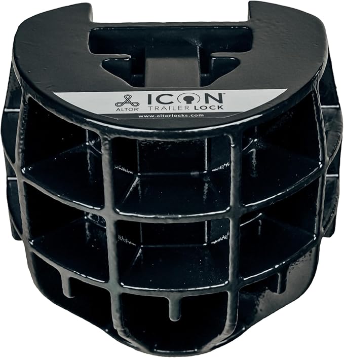 Altor ICON Trailer Lock for 2-5/16 inch couplers | Secures high Value Utility Trailers/Travel Trailers/RV/Boat/Toy Haulers