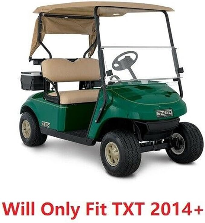Huskey Parts Company Lime Green Front Seat Cover Diamond Stitch EZGO Freedom TXT 14+, Valor Golf Cart