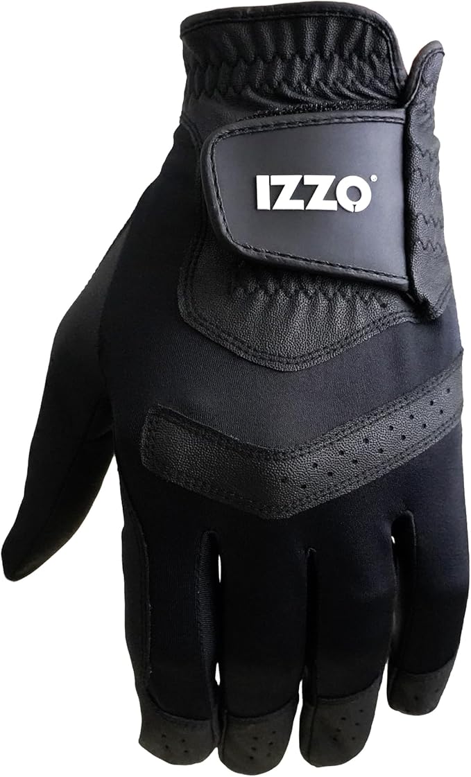 Izzo Universal Fit Golf Glove - Worn On Left Hand for Right-Handed Golfers