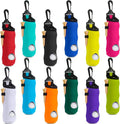 WILLBOND 12 Pcs Golf Ball Tee Holder Neoprene Pouch Golf Ball Carry Bag Multicolor Portable Accessories for Man Woman