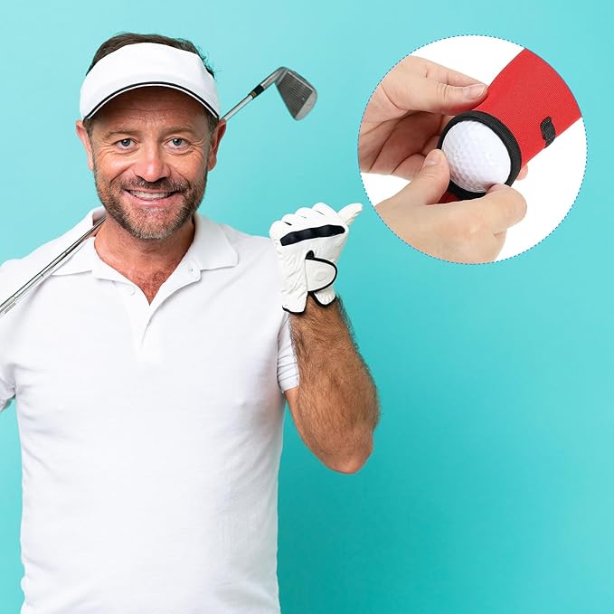 PATIKIL Golf Ball Carry Bag, Golf Tee Holders Pouch Portable Neoprene Golf Ball Holder with Clip for Men and Women Storage Gifts