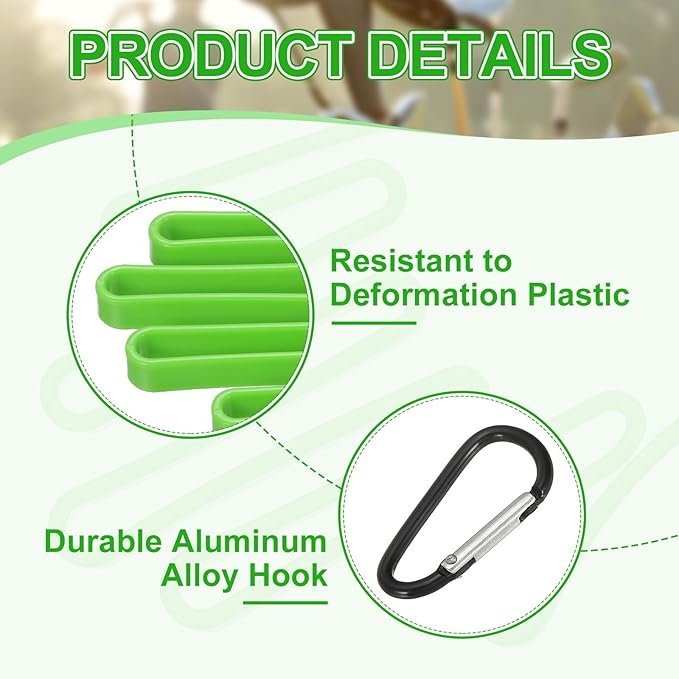 PATIKIL Golf Gloves Stretcher,Plastic Keeper Support Rack Holder Dryer Hanger Frame with Hanging Hooks