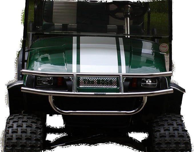 15" 9" Stripe Graphics Decals for Golf Cart, EZGO, Clube Car, All Years and Models (Orange)