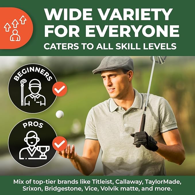 Golf Ball Monkey Recycled Hit-Away Practice Golf Balls with Mesh Bag - Pre-Owned Used Golf Balls for Driving Range & Training Golf Balls