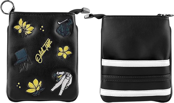 Swig Sip Golf Pouch Bag - Waterproof Compact Golf Ball & Tee Organizer, Handcrafted Zipped Pouch for Keys and Phone, Soft Fleece Lined, Golfing Gear for Course & Travel