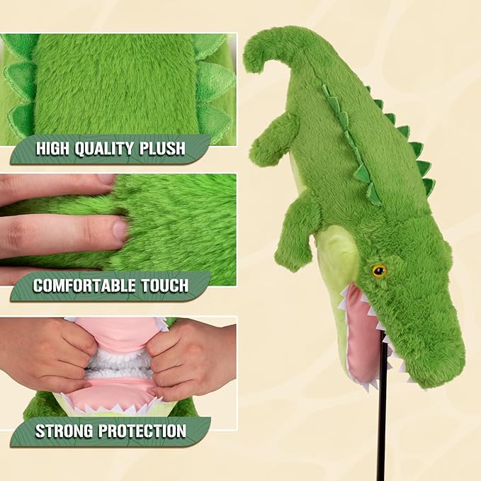 Funny Golf Headcover, Animals Plush Driver Headcover, Golf Club Head Covers Gift for Men Women