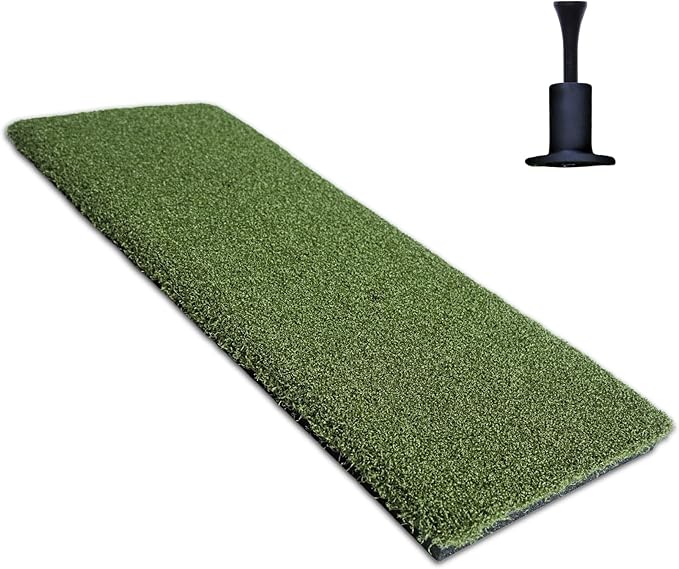 The Original Country Club Elite® by Real Feel Golf Mats® 1' X 3' Hitting Strip| Heavy Duty Commercial Practice Mat | Accepts A Real Tee | Swing Down and Through | Indoor/Outdoor