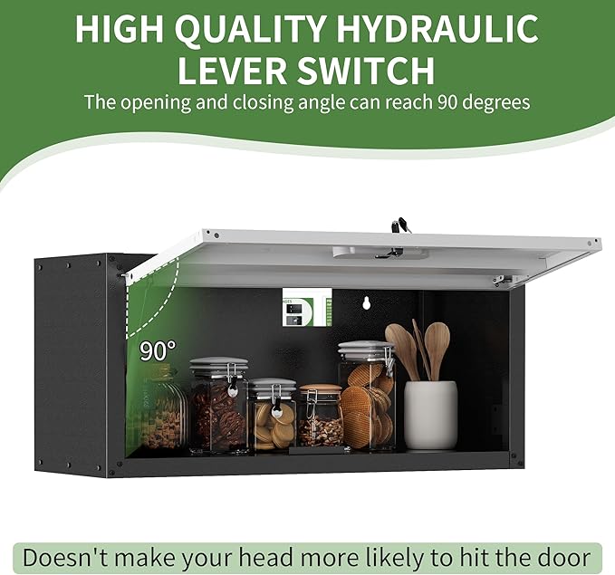 Metal Tool Cabinet,Garage Storage Cabinet System,Wall Cabinet & Locking Rolling Tool Cabinet with Doors and Adjustable Shelves,Steel Tool Cabinets for Home (2 Pcs-StyleAA, Black & Grey)