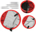 3 in 1 Golf Chipping Net Set, Golf Target Practice Net, Nylon Indoor Outdoor Training Net with Foldable Design, 3 Different Sizes for Backyard Driving Range, Includes 3 Nets and 6