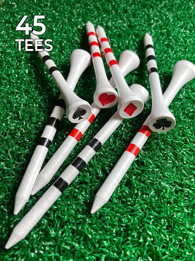 PrideSports 3-1/4" Playing Card Tees, White (PS31445C)