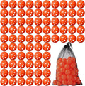 80 Pack Practice Golf Balls Limited Flight 42 mm Golf Training Airflow Hollow Plastic Ball for Women Men Indoor Outdoor Driving Range Swing Practice Home