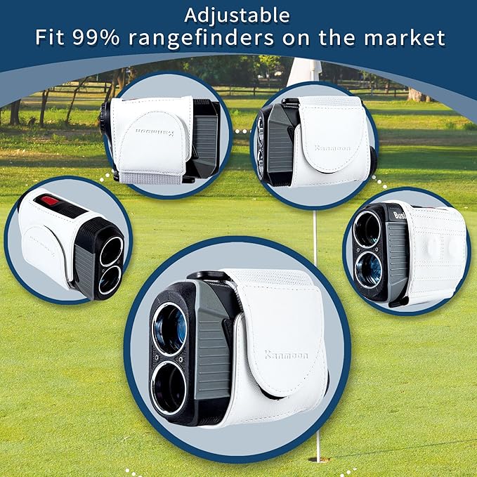 Golf Rangefinder Magnetic Strap, Adjustable Magnetic Rangefinder Strap Holder Wrap Mount for Golf Cart with Strong Magnet, Golf Accessories