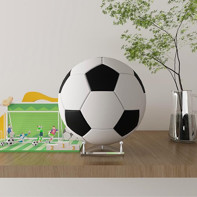 Acrylic Ball Holder 3-Pack, Small Size for Baseball, Softball & Golf Ball; Medium & Large Size for Basketball, Soccer, Volleyball; Horizontal Size for Rugby and Football