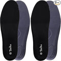 2 Pair-Insoles for Mens Memory Foam Shoe Inserts,Replacement Insoles for Work Boot Running Shoes-Shock Absorption and Cushion for Feet Relief,Comfort Inner Soles for Everyday Use Black 45EU/US12