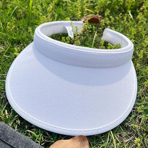 2 Pack Sun Visor Hats Women Men Clip On Wide Brim Visors Hat Outdoor Sports Golf Beach Travel Tennis Caps