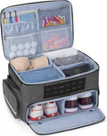 Golf Trunk Organizer Storage with Separate Compartment for 2 Pair Shoes Up to US Mens 16, Golf Car Locker Organizer for Balls, Tees, Clothes, Gloves, Accessories, Grey