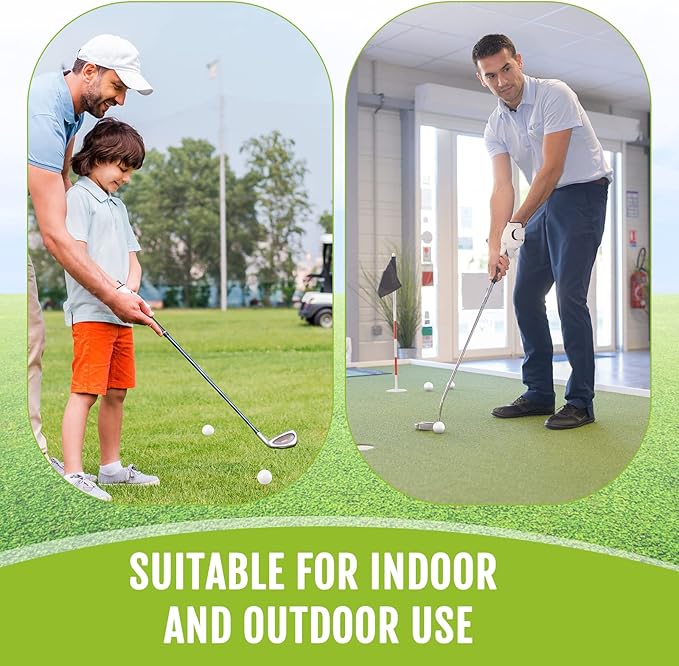 Junkin 80 Pcs Foam Golf Balls Rubber Practice Balls Realistic Feel and Flight Sport Training for Indoor or Outdoor Backyard Golf Training