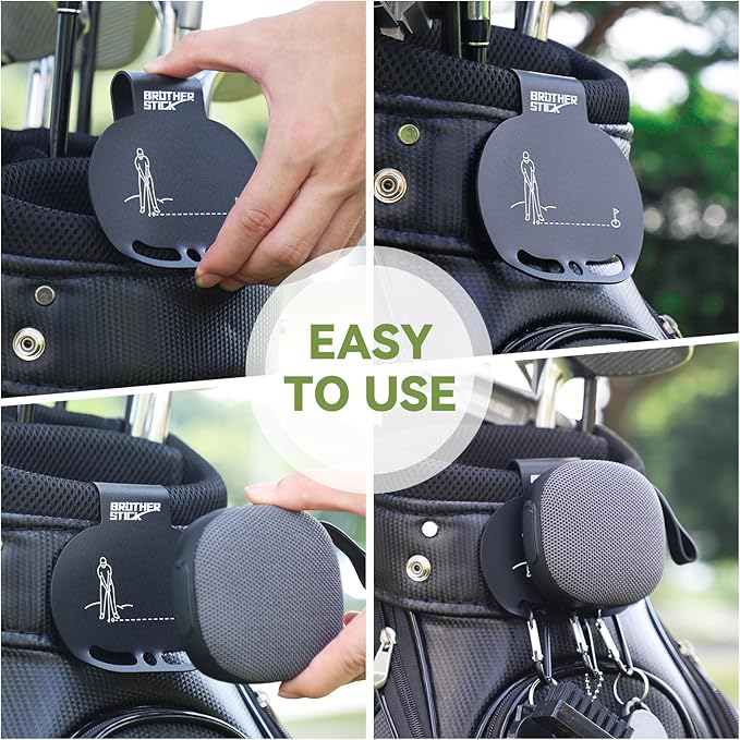 Metal Landing Pads for Golf Bag Accessories for Men Metal Clips for Quick and Easy Access of Golf Bags, Magnetic Golf Towels, Magnetic Golf Rangefinder Strap Golf Accessories Golf Gifts