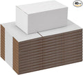 9x5x4 White Shipping Boxes Set of 40, Kraft Corrugated Cardboard Small Business Boxes for Business Packaging Boxes