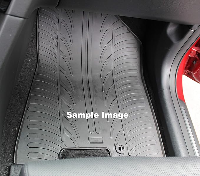Gledring USA Custom Fit All-Weather Rubber Floor Mats Intended for Volkswagon ID4 2021-2024, No Trimming Required, Tailored Custom Fit, Protects from Rain, Mud, & Snow.