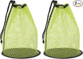 Golf Ball Storage Bag Nylon Mesh Golf Pouch with Adjustable Drawstring Closure for Balls Outdoor Sports Supplies