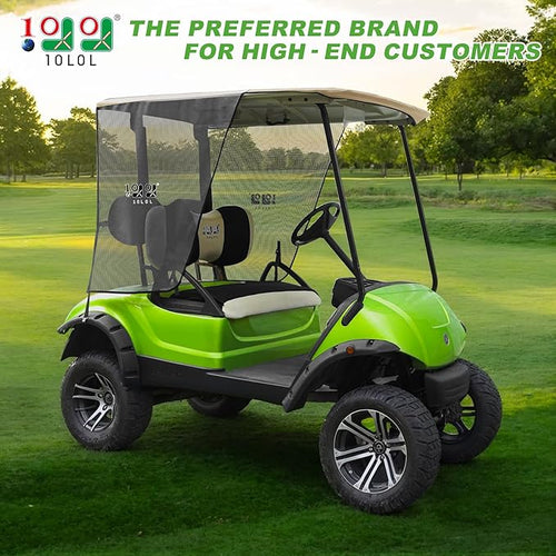 10L0L Golf Cart Sun Shade Cover for Yamaha G29 Drive2-2 Passenger Golf Cart Summer Covers, UV Heat Resistant Sunshade Curtain