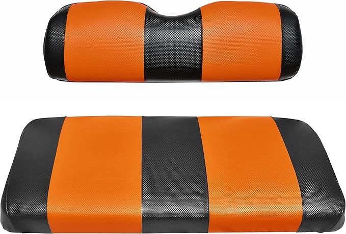 Club Car Post-2000 DS Golf Cart Front Replacement Seat Cover Set Made with Marine Grade Vinyl - Staple On Installation