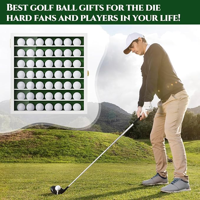 TJ.MOREE Golf Ball Display Case for 49 Balls