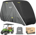 10L0L Heavy Duty 650D Golf Cart Cover for 2/4/6 Passengers EZGO, Club Car and Yamaha, All Weather Outdoor Protection Weatherproof