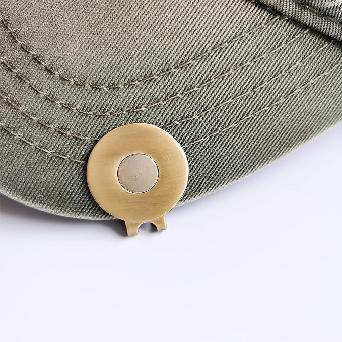 Magnetic Golf Hat Clips Ball Marker Holder for Golf Gloves Hats Bags Caps Visor Belt