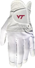 Team Golf NCAA Men's Left Hand Golf Glove, For Right Handed Players, One Size, Includes Removable Double-Sided Magnetic Ball Marker