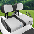 iLSKW Golf Cart Seat Covers for EZGO TXT Seat Cover OEM Front,Breathable Fabric and Leather Front Seat Cover Like Gloves,Full Wrap-Around Design of EZGO TXT (1994-2013) Golf Cart Front Seat Cover
