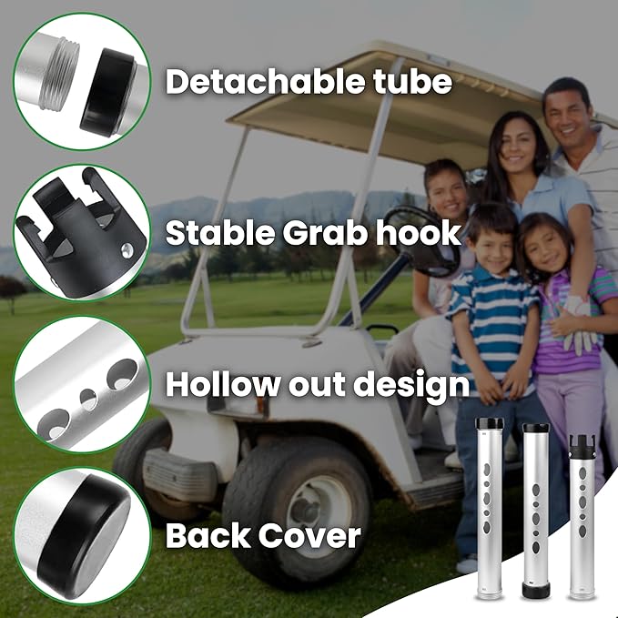 AUREXA–Golf Ball Retriever Telescopic Golf tees Golf Accessories Golf Gifts Golf Ball Cleaner Golf Ball Stamp Ball Bag Golf Ball Holder disc Golf Retriever Practice Golf Balls