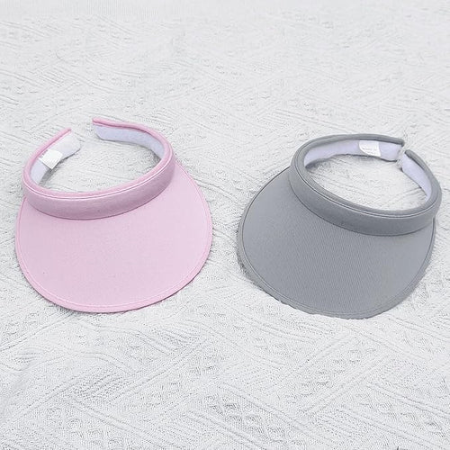 2 Pack Sun Visor Hats Women Men Clip On Wide Brim Visors Hat Outdoor Sports Golf Beach Travel Tennis Caps