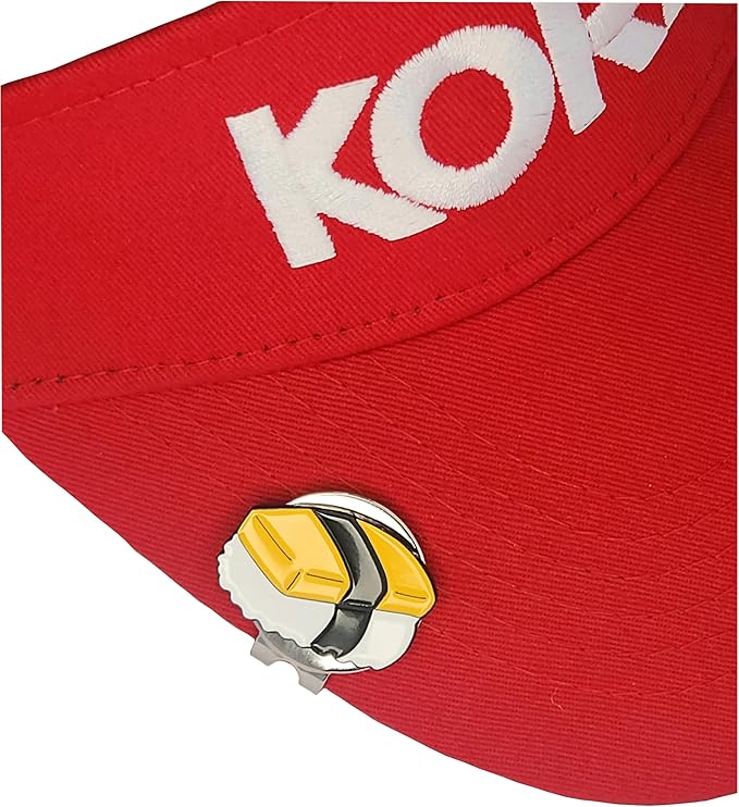 Funny & Unique Golf Ball Markers with Hat Clip – Food & Fun Icons – Perfect Golf Accessories & Gifts