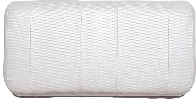 Seat Cover Replacement for Yamaha Drive or G-29 Golf Cart - Front Bench Seat - Premium Marine Vinyl - 5 Panel Stitching - Staple On Installation - Two-Tone Golf Cart Seat Covers (White)