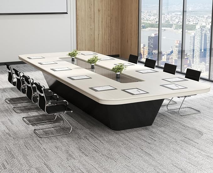 CIMOTA Waiting Room Chairs Leather Office Guest Chair Mid Back Reception Chairs with Sled Base for Meeting/Patient/Conference Room, Black Set of 4