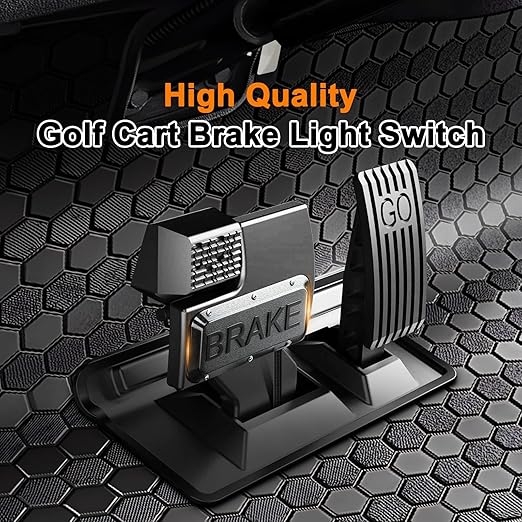 Golf Cart Brake Light Switch Brake Pad Switch Pedal Mount for Club Car EZGO Yamaha Golf Carts