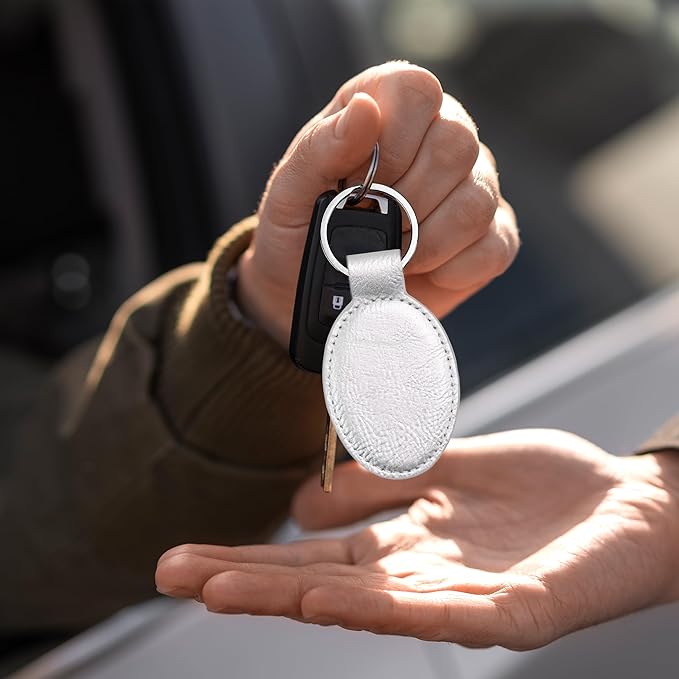 LaserGram Oval Keychain, Water Polo, Personalized Engraving Included