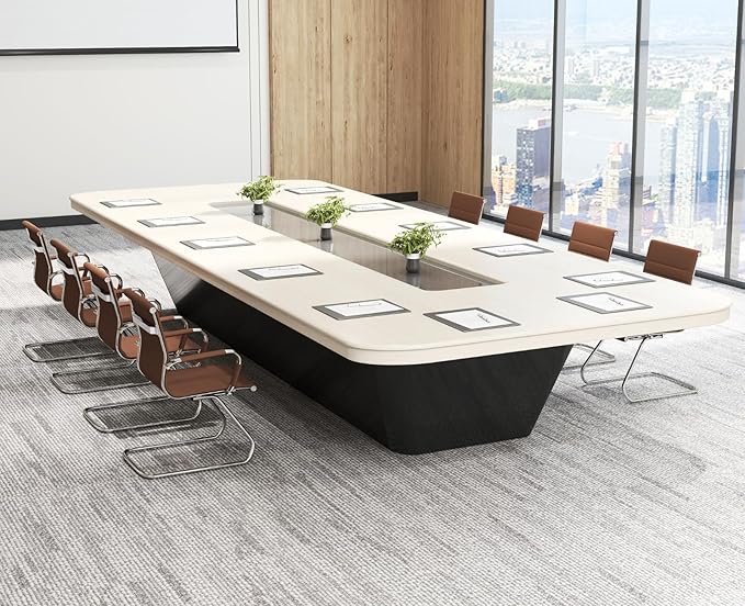 CIMOTA Waiting Room Chairs Set of 6 Leather Office Guest Chair Mid Back Reception Chairs with Sled Base for Meeting/Patient/Conference Room, Coffee, 6PCS