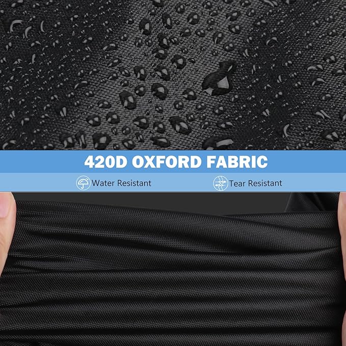 Golf Cart Cover,Waterproof Universal 4 Passenger Golf Cart Covers,Golf Cart Accessories for Outdoor Storage Protective - 118" L x 56" W x 83" H