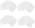 PATIKIL Golf Score Sheet, 40 Sheets 6 x 3.9 Inch Golf Scorecard Record Score Keeper Card for Tracking Score Record Tools Outdoor Golf Club Accessories, White