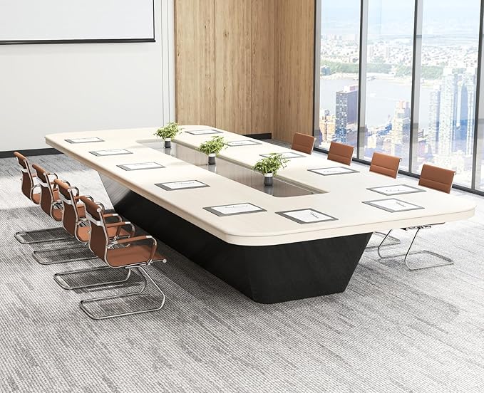 CIMOTA Waiting Room Chairs Leather Office Guest Chair Mid Back Reception Chairs with Sled Base for Meeting/Patient/Conference Room, Brownish Yellow Set of 6